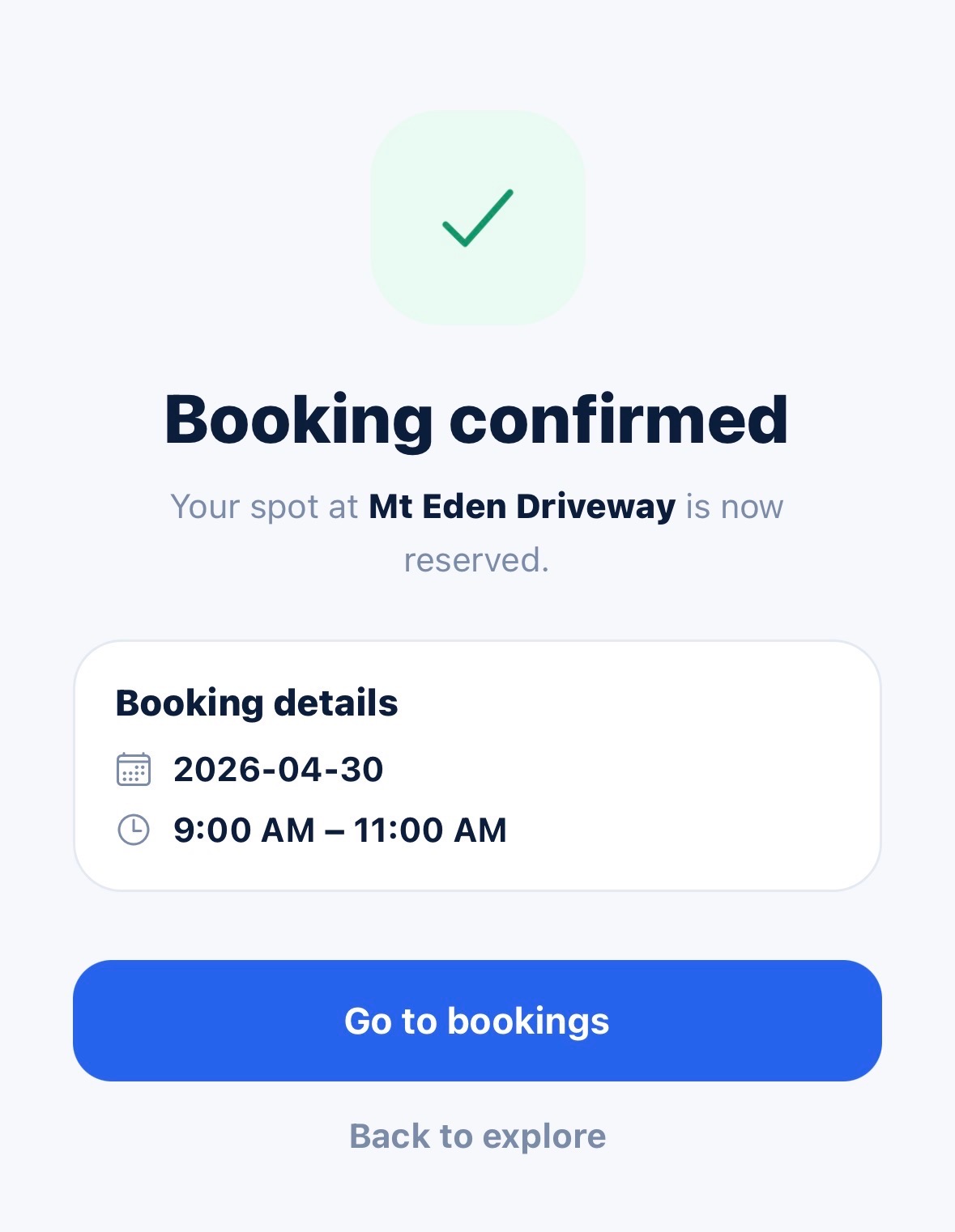 ParkShare park & go app preview